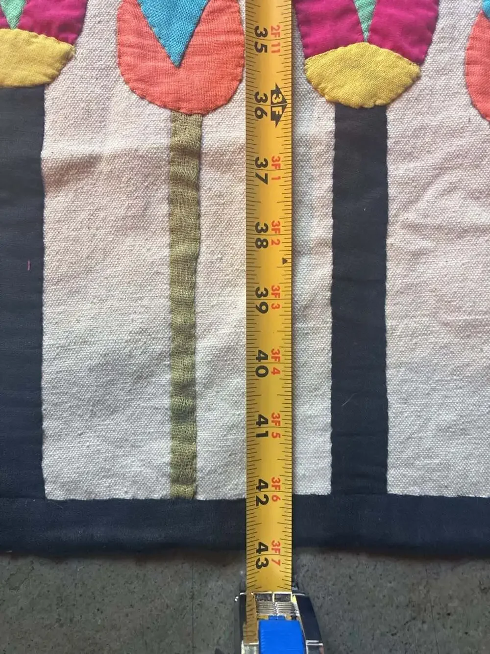 Lot of 7 VTG Handmade Egyptian Khayamiya Appliqué Textile Wall Hanging Tapestry